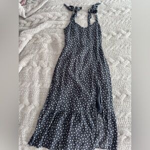 Abercrombie & Fitch Blue and While Dot Dress